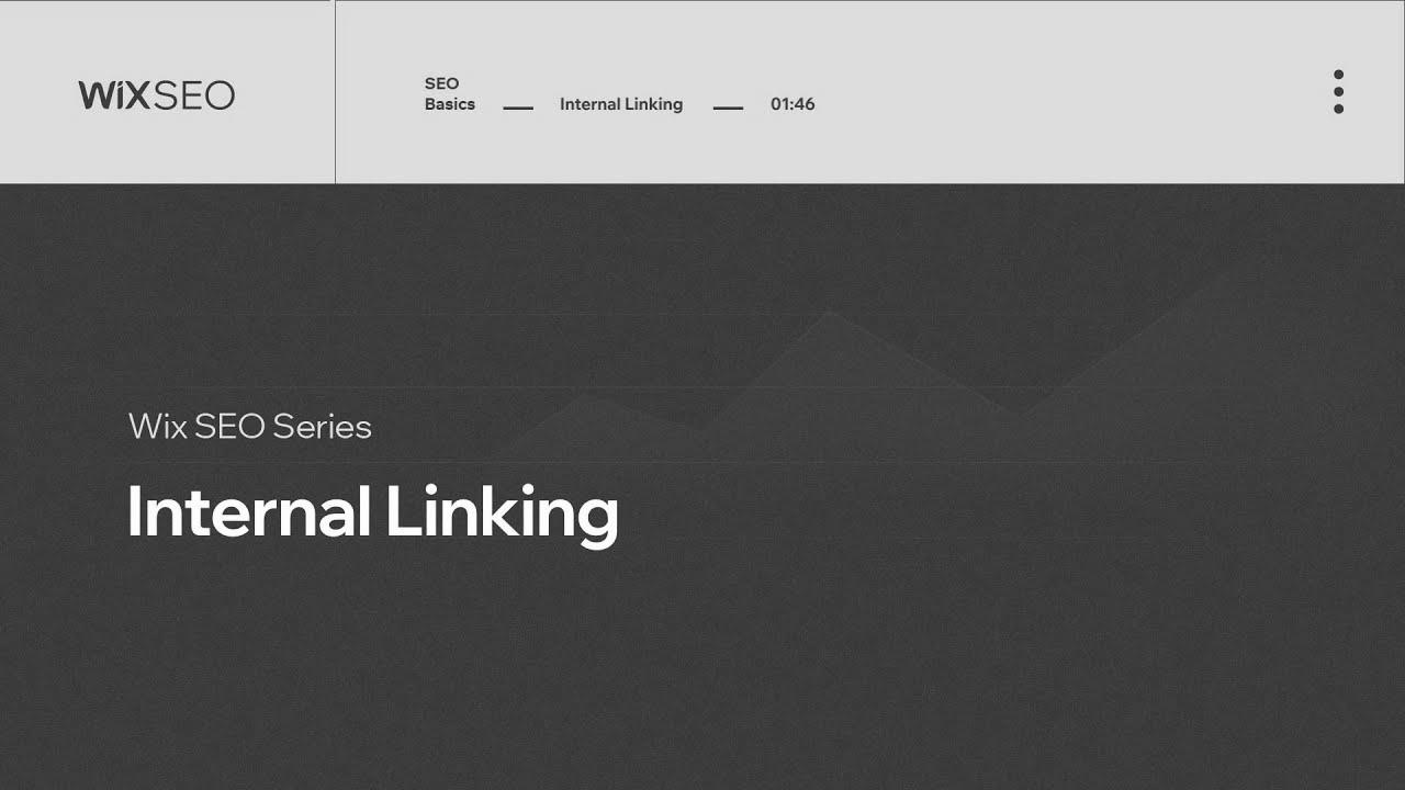 Learn how to Use Inside Linking for website positioning |  Wix search engine marketing