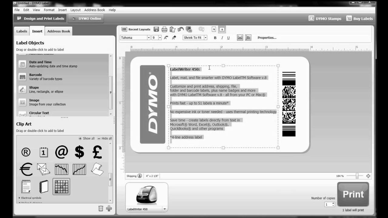 Learn how to construct your own label template in DYMO Label Software?