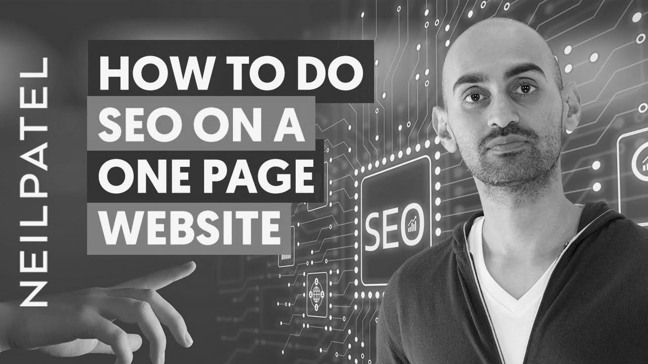 The right way to do search engine marketing on a One Web page Web site