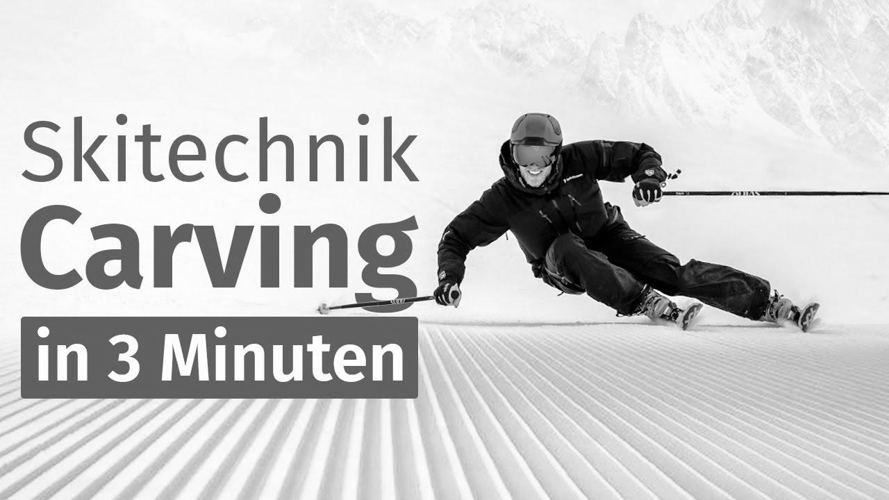 Ski carving technique defined in 3 minutes (simple) |  be taught to ski