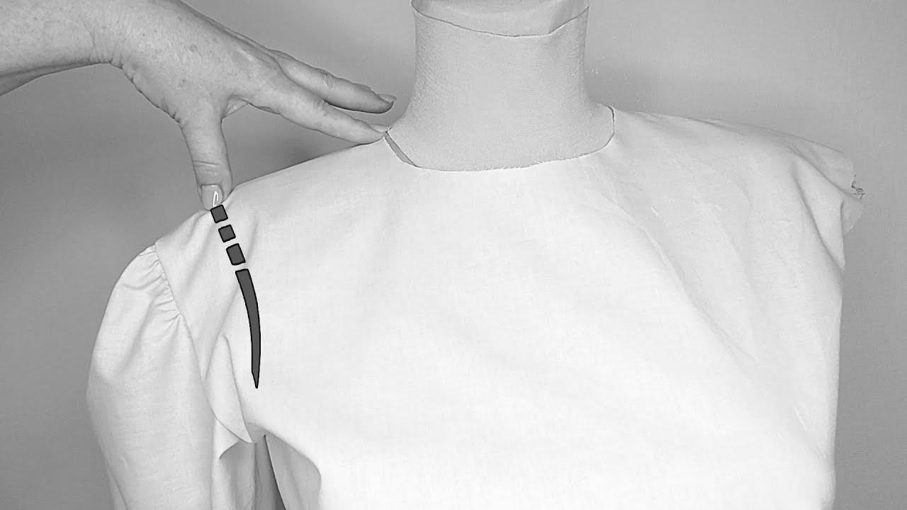 ✅The right way to Reduce Broad Shoulder Shortly/Amazing Stitching Methods/Method 1