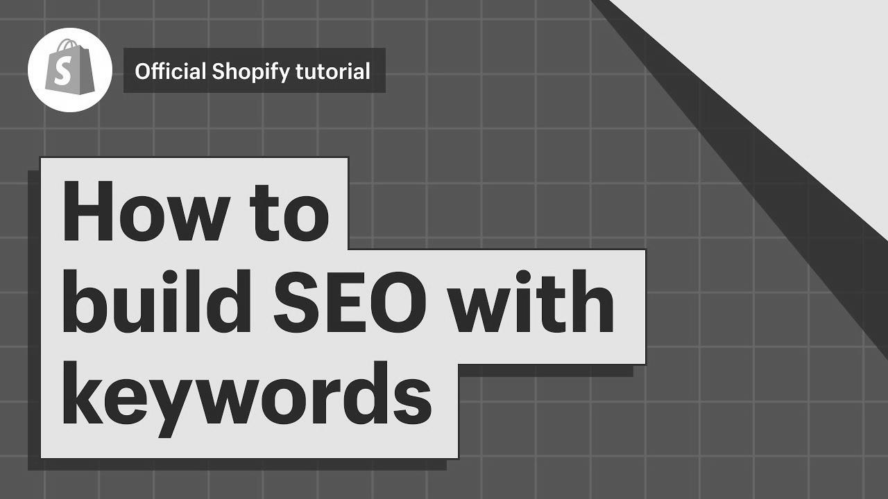 How To Build search engine marketing Through Keywords ||  Shopify Help Heart