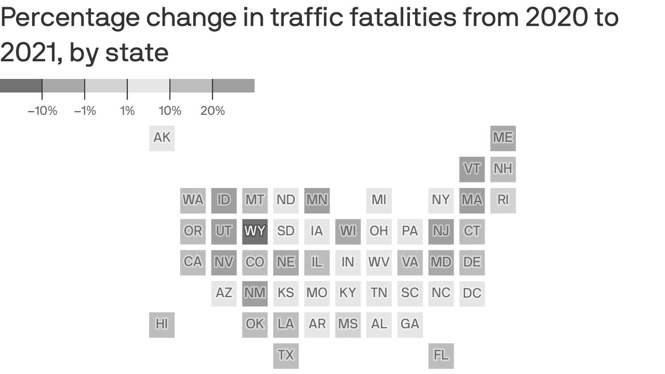 U.S. site visitors deaths hit highest degree in 16 years