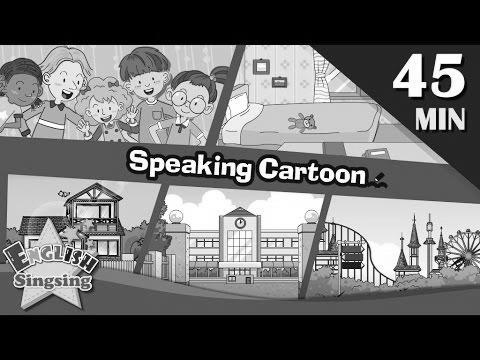 Speaking Cartoon |  45 minutes Youngsters Dialogues |  easy conversation |  Study English for Youngsters