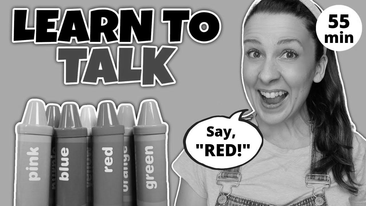 Be taught To Talk – Toddler Learning Video – Study Colours with Crayon Surprises – Speech Delay – Child