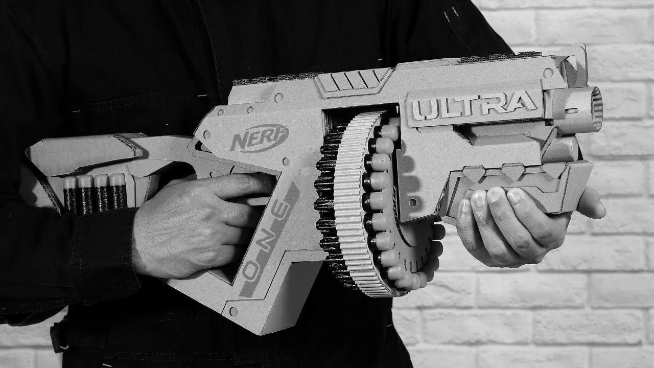 ダンボールでナーフの銃をつくる｜Easy methods to make NERF Gun with Cardboard