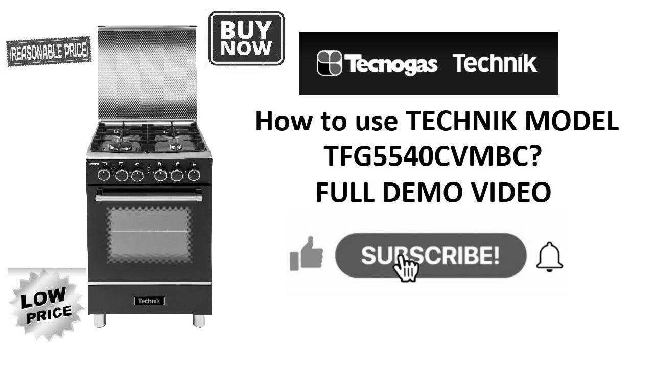 Find out how to use TFG5540CVMBC |  50CM Technique Cooking Range |  PINAKAMURA NA TECHNIK COOKING RANGE (Tagalog)